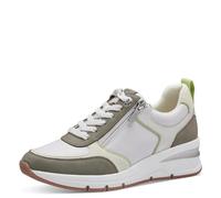 Tamaris 1-1-23721-42-895 Damen Sneaker Low Synthetik blau/beige/weiß blau/beige/weiß