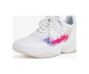 Tamaris 1-1-23735-24/168 WHITE/SPLASH Sportliche Schnürer FS 2020 für Damen, weiß, Größe 39 EU