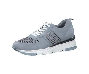 Tamaris 1-1-23745-26/961 SILVER/PUNCH Sportliche Schnürer FS 2021 für Damen, blau, Größe 38 EU
