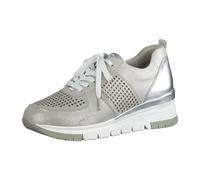 Tamaris 1-1-23745-26/961 SILVER/PUNCH Sportliche Schnürer FS 2021 für Damen, silber, Größe 37 EU