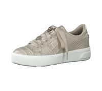 Damen-Schnürer TAUPE CROCO - Gr. - 38