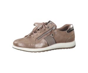 Tamaris 1-1-23755-26/117 WHITE LEATHER Sportliche Schnürer FS 2021 für Damen, rosa, Größe 40 EU