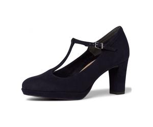 Tamaris 1-1-24413-25/805 NAVY Slipper / Trotteur HW 20/21 für Damen, blau, Größe 38 EU
