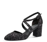 Tamaris 1-1-24414-41-001 Damen Riemchenpumps Textil schwarz