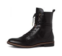 Tamaris 1-1-25124-25/006 BLACK STRUCT. Schnürstiefel HW 20/21 für Damen, schwarz, Größe 38 EU