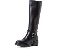 Tamaris 1-1-25621-27/003 BLACK LEATHER Klassische Stiefel HW 21/22 für Damen, schwarz, Größe 39 EU