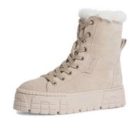 Tamaris Damen Leder Schnürboot beige
