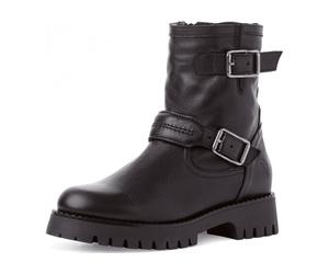 Tamaris 1-1-26939-37/003 BLACK LEATHER HW 21/22 für Damen, schwarz, Größe 38 EU