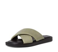 Pantolette TAMARIS Gr. 37, grün (mint, schwarz) Damen Schuhe Keilpantoletten mit komfortabler Innensohle (23429138-37)