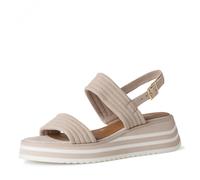 Tamaris 1-1-28029-36/763 PISTACCHIO Keilsandaletten FS 2021 für Damen, beige, Größe 41 EU
