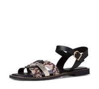 Tamaris 1-1-28108-28/098 BLACK COMB Riemchensandalen FS 2022 für Damen, schwarz, Größe 40 EU