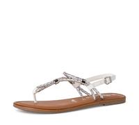 Tamaris 1-1-28135-28/930 LT.GOLD/COGNAC Riemchensandalen FS 2022 für Damen, silber, Größe 36 EU