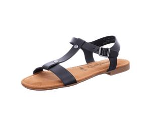 Tamaris 1-1-28149-24/001 BLACK Riemchensandalen FS 2020 für Damen, schwarz, Größe 36 EU