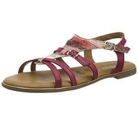 Tamaris 1-1-28171-24 Leder, Damen Riemchensandalen, Rot (Berry Red/Comb 554), 38 EU (5 UK)