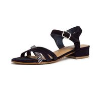 Tamaris 1-1-28221-24/828 NAVY/SNAKE Riemchensandalen FS 2020 für Damen, blau, Größe 38 EU