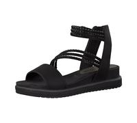 Tamaris 1-1-28233-26/933 LIGHT GOLD Keilsandaletten FS 2021 für Damen, schwarz, Größe 36 EU