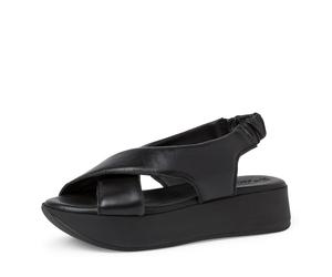Tamaris 1-1-28233-28/001 BLACK Keilsandaletten FS 2022 für Damen, schwarz, Größe 40 EU