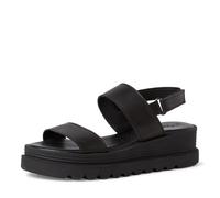 Tamaris 1-1-28237-28/001 BLACK Keilsandaletten FS 2022 für Damen, schwarz, Größe 37 EU