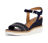 Tamaris 1-1-28243-24/806 NAVY SUEDE Riemchensandalen FS 2020 für Damen, blau, Größe 38 EU