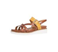Tamaris 1-1-28252-24 Leder, Damen Riemchensandalen, Braun (Nut/Saffron 464), 38 EU (5 UK)