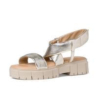 Tamaris 1-1-28280-38/908 PLATINUM MET. Riemchensandalen FS 2022 für Damen, gold, Größe 41 EU