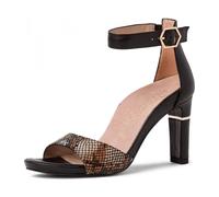 Tamaris 1-1-28303-24/037 BLK LEATH/STR. Sandaletten FS 2020 für Damen, schwarz, Größe 38 EU