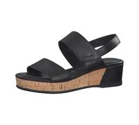 Tamaris 1-1-28304-26/001 BLACK Keilsandaletten FS 2021 für Damen, schwarz, Größe 36 EU