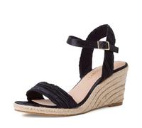 Tamaris 1-1-28360-28/588 ROSE FLOW.PLEA Riemchensandalen FS 2022 für Damen, schwarz, Größe 37 EU