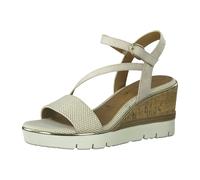 Tamaris 1-1-28398-26/098 BLACK COMB Keilsandaletten FS 2021 für Damen, beige, Größe 39 EU