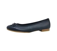 Tamaris Damen Ballerinas Leder, blau, 40 EU