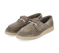 Tamaris 1-23642-46-771 Damen Mokassins/Bootsschuhe Rauleder in Green - Gr. 40