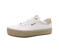 Tamaris Damen Sneaker Low 1-23713-42/190 Weiß/Gold EU 41