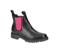 Tamaris 1-25070-41 Chelsea Boots schwarz pink fuxia Leder - Größe 37