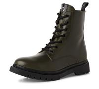 Tamaris Damen Stiefelette Blockabsatz Wechselfußbett; OLIVE, EU 37