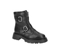 Tamaris Damen Biker Boots, Frauen Stiefeletten,Boots,Stiefel,Bootee,Booties,halbstiefel,Kurzstiefel,uebergangsschuhe,Black MATT,37 EU