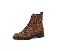 Tamaris 1-25402-43-001 Damen Schnürboot Leder schwarz schwarz | 1-25402-43 - Reißverschluss, TOUCH-IT Fußbett, flache Sohle