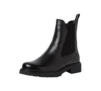 Tamaris 1-25427-41-304 Damen Chelsea Boot Nubuk-/Veloursleder Braun Braun | 1-25427-41 - Pull-on, TOUCH-IT Fußbett, flache Sohle