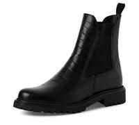 Tamaris Damen 1-25427-41 Chelsea-Stiefel, Black Croco, 39 EU