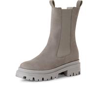 Tamaris Chelsea-Boot Damen 1-25498-41 M2549841 Leder Blockabsatz Wechselfußbett Grau Größe 40