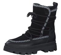 Tamaris Damen Winterstiefel, Frauen Stiefel,TOUCHit-Fußbett,warm gefüttert,uebergangsschuhe,Winterboots,schnürstiefel,warm,Black,38 EU