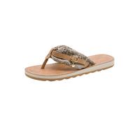 Tamaris Damen Pantolette M2714946 Beige Snake flach Größe 39