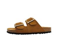 Tamaris Pantolette M2753342 Damen Nubuklederimitat aufgeraut cognac gepolstertes Fußbett Gr. 39