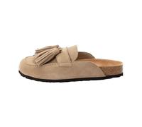 Tamaris 1-27603-46-341 Damen Clogs/Sabots Rauleder in Taupe - Gr. 37