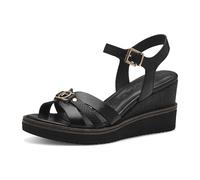 Tamaris Keilsandaletten in Schwarz - 48% | Größe 39 | Damen Sandalen