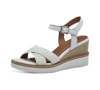 Tamaris Sandalette 1-28351-44-100 Keilsabsatz Weiß Damen Größe 40 EU