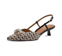 Tamaris Damen Sling-Pumps BLACK COMB 1-29512-46, schwarz, Stilettoabsatz Größe 41