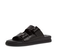 Women Slides BLACK LEATHER - Gr. - 37