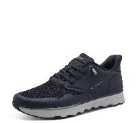 Slip-On Sneaker TAMARIS, Herren, Gr. 43, navy, Lederimitat, Textil, kontrastfarbene Details, unifarben, Schuhe, Freizeitschuh, Halbschuh mit Ortholite-Ausstattung, für Herren (17440524-43) navy