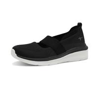 Tamaris Comfort Damen Ballerinas Elastisch Vegan, Schwarz (Black), 41 EU