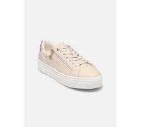 Tamaris Damen Low-Top Sneaker, Frauen Sneaker,Wechselfußbett,Comfort Lining,braun,grau,rosa,Champagne,Chili patent,Gold,Ivory/Gold,40 EU